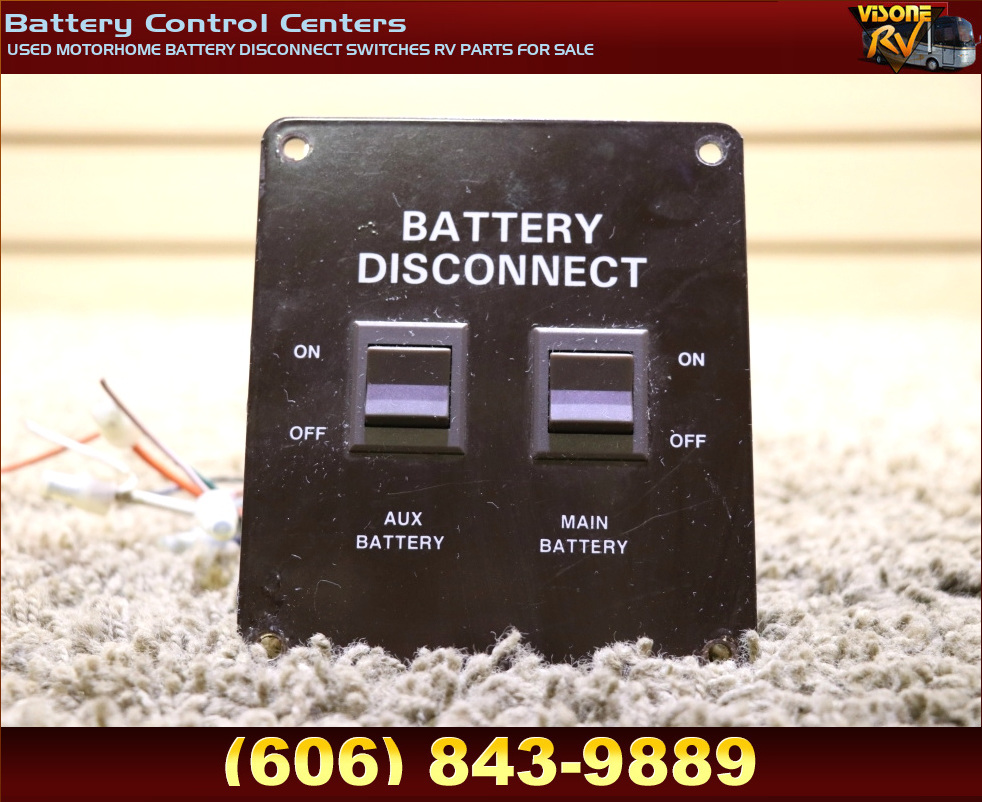 RV Components USED MOTORHOME BATTERY DISCONNECT SWITCHES RV PARTS FOR