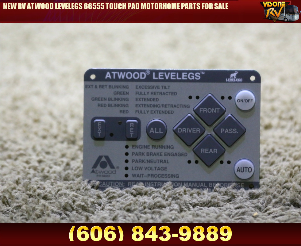 RV Components NEW RV ATWOOD LEVELEGS 66555 TOUCH PAD MOTORHOME PARTS