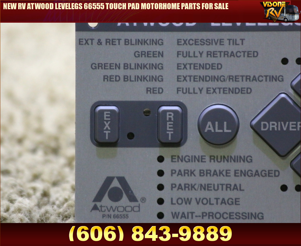 RV Components NEW RV ATWOOD LEVELEGS 66555 TOUCH PAD MOTORHOME PARTS