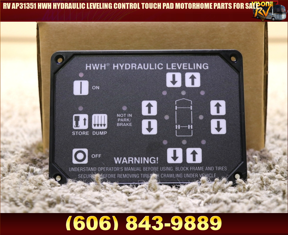 RV Components RV AP31351 HWH HYDRAULIC LEVELING CONTROL TOUCH PAD