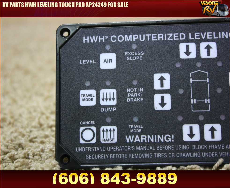 RV Components RV PARTS HWH LEVELING TOUCH PAD AP24249 FOR SALE Leveling