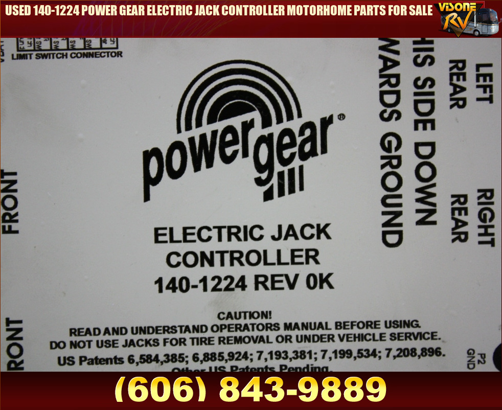 RV Components USED 1401224 POWER GEAR ELECTRIC JACK CONTROLLER