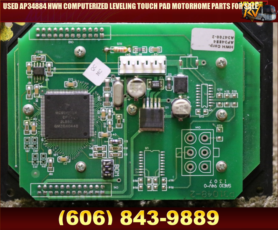 RV Components USED AP34884 HWH COMPUTERIZED LEVELING TOUCH PAD