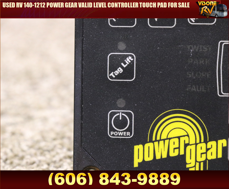 RV Components USED RV 1401212 POWER GEAR VALID LEVEL CONTROLLER TOUCH