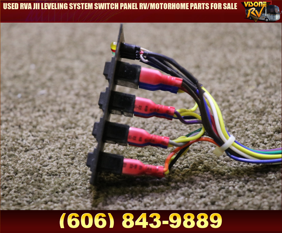 RV Components USED RVA JII LEVELING SYSTEM SWITCH PANEL RV/MOTORHOME PARTS FOR SALE Leveling