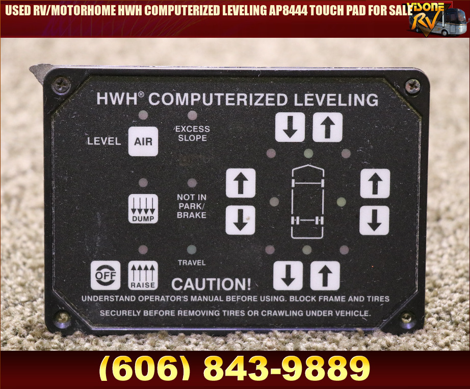 RV Components USED RV/MOTORHOME HWH COMPUTERIZED LEVELING AP8444 TOUCH