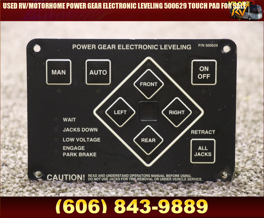 RV Components USED RV/MOTORHOME POWER GEAR ELECTRONIC LEVELING 500629