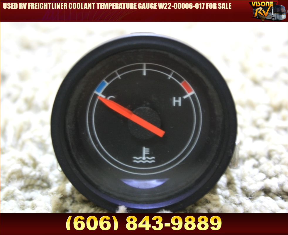 RV Components USED RV FREIGHTLINER COOLANT TEMPERATURE GAUGE W2200006