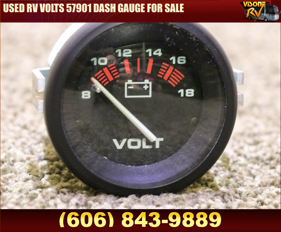 RV Components USED RV VOLTS 57901 DASH GAUGE FOR SALE Motorhome Cluster
