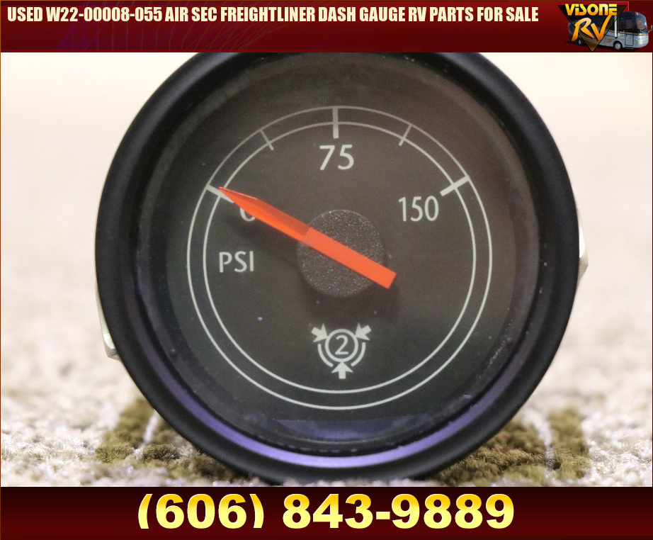 RV Components USED W2200008055 AIR SEC FREIGHTLINER DASH GAUGE RV