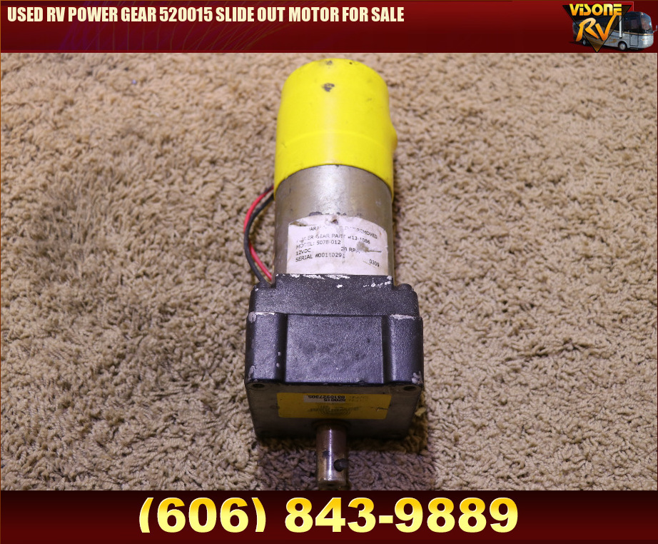 RV Components USED RV POWER GEAR 520015 SLIDE OUT MOTOR FOR SALE Power