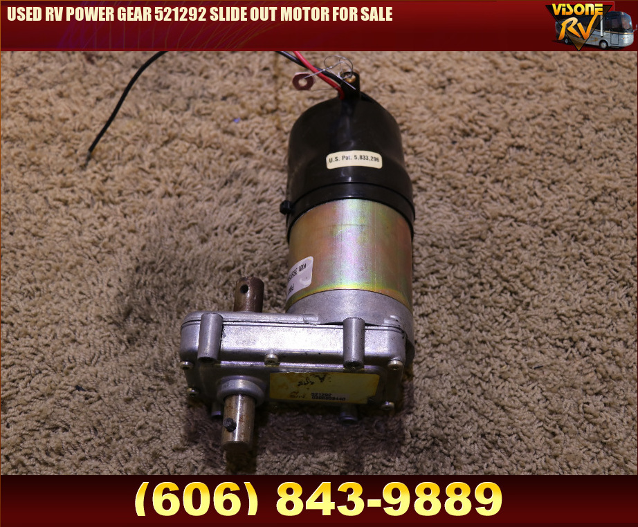 RV Components USED RV POWER GEAR 521292 SLIDE OUT MOTOR FOR SALE Power