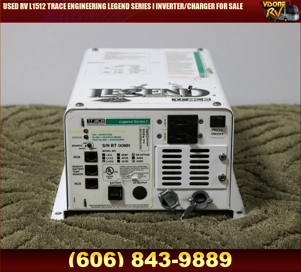 RV Components USED RV L1512 TRACE ENGINEERING LEGEND SERIES I INVERTER