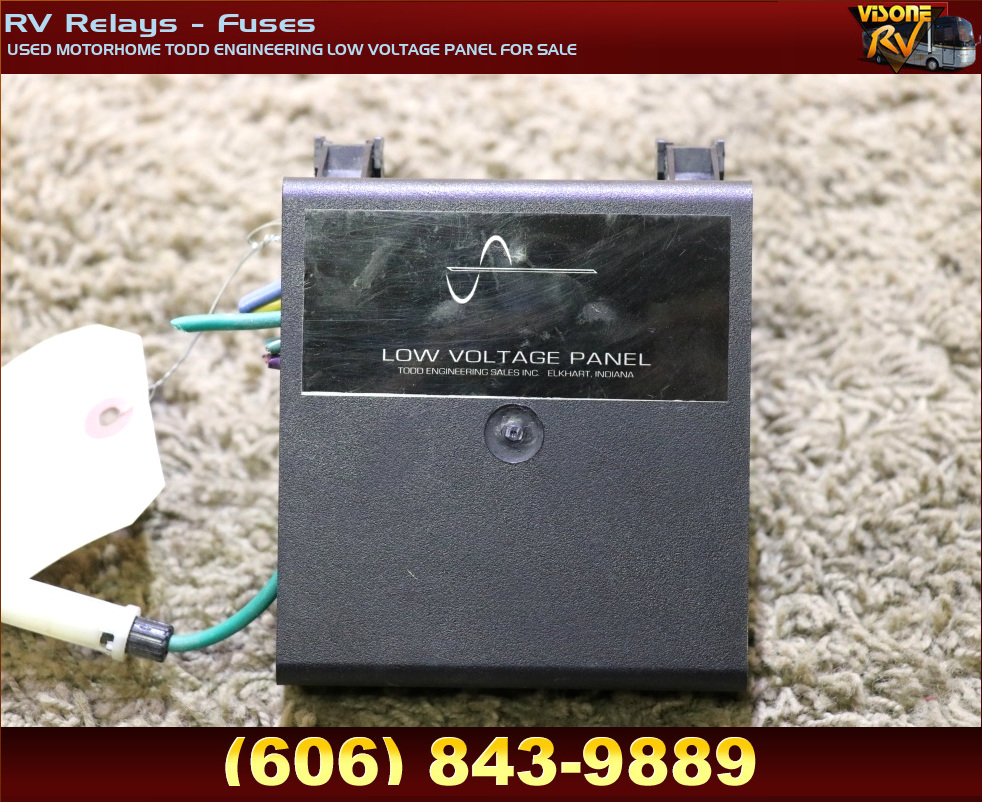 RV Components USED MOTORHOME TODD ENGINEERING LOW VOLTAGE PANEL FOR