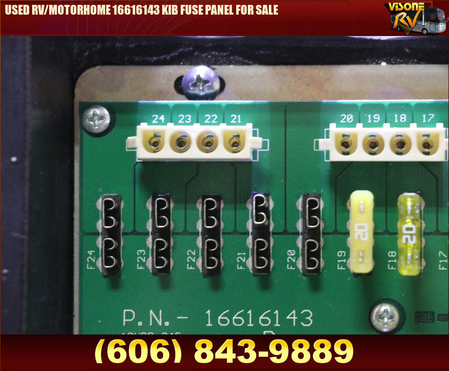 RV Components USED RV/MOTORHOME 16616143 KIB FUSE PANEL FOR SALE RV