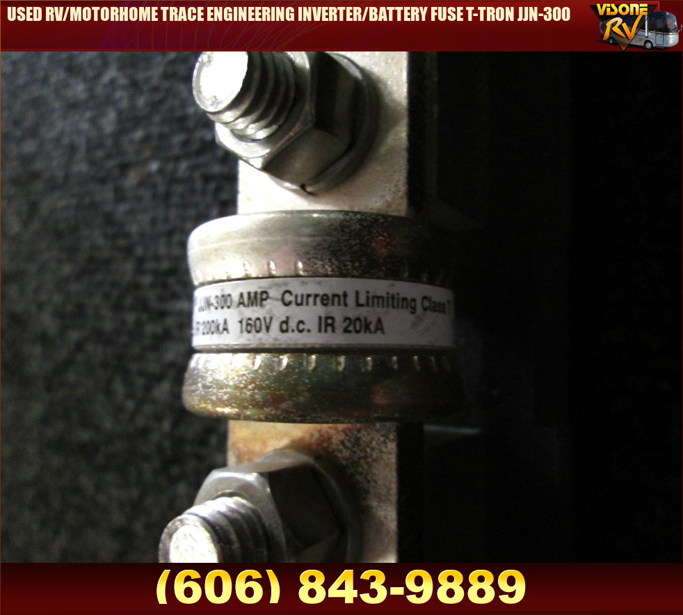 RV Components USED RV/MOTORHOME TRACE ENGINEERING INVERTER/BATTERY FUSE TTRON JJN300 RV Relays