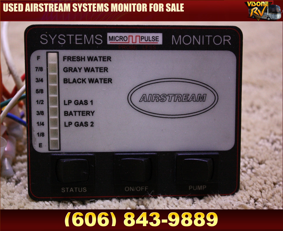 RV Components USED AIRSTREAM SYSTEMS MONITOR FOR SALE RV Tank