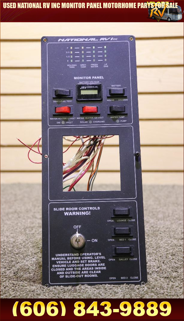 RV Components USED NATIONAL RV INC MONITOR PANEL MOTORHOME PARTS FOR
