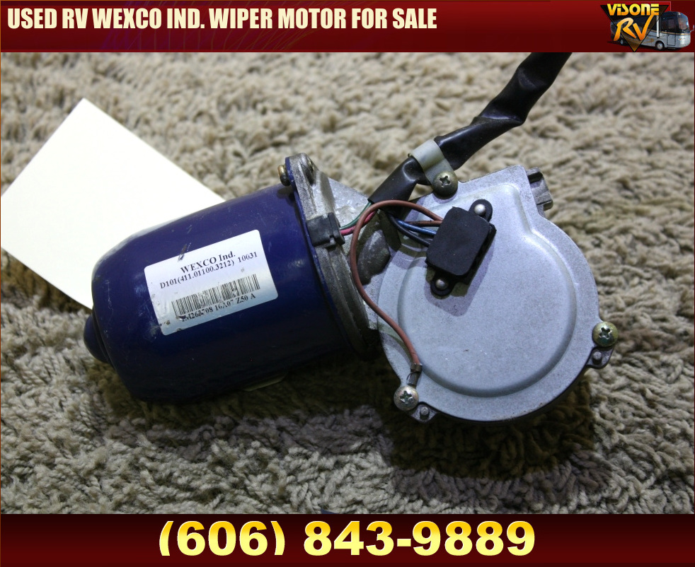 RV Components USED RV WEXCO IND. WIPER MOTOR FOR SALE RV Wiper Motors