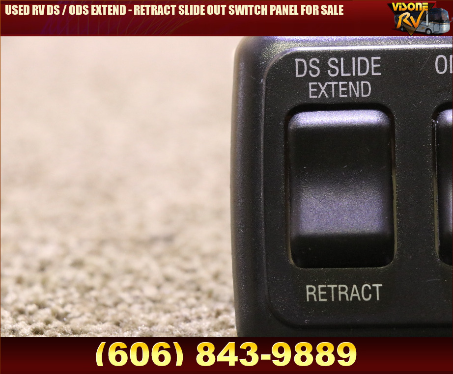 RV Components USED RV DS / ODS EXTEND RETRACT SLIDE OUT SWITCH PANEL