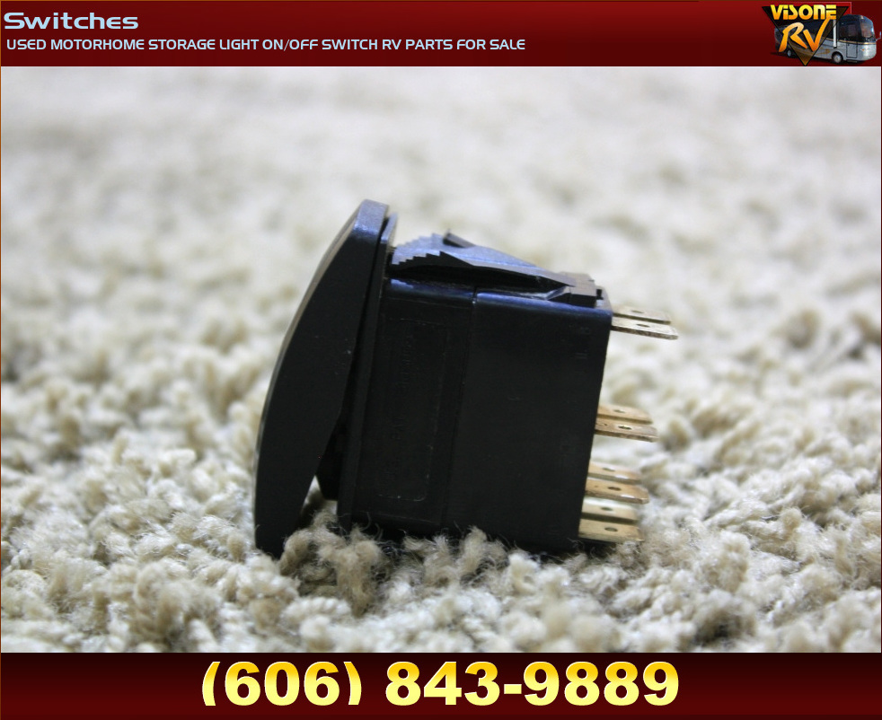 RV Components USED MOTORHOME STORAGE LIGHT ON/OFF SWITCH RV PARTS FOR