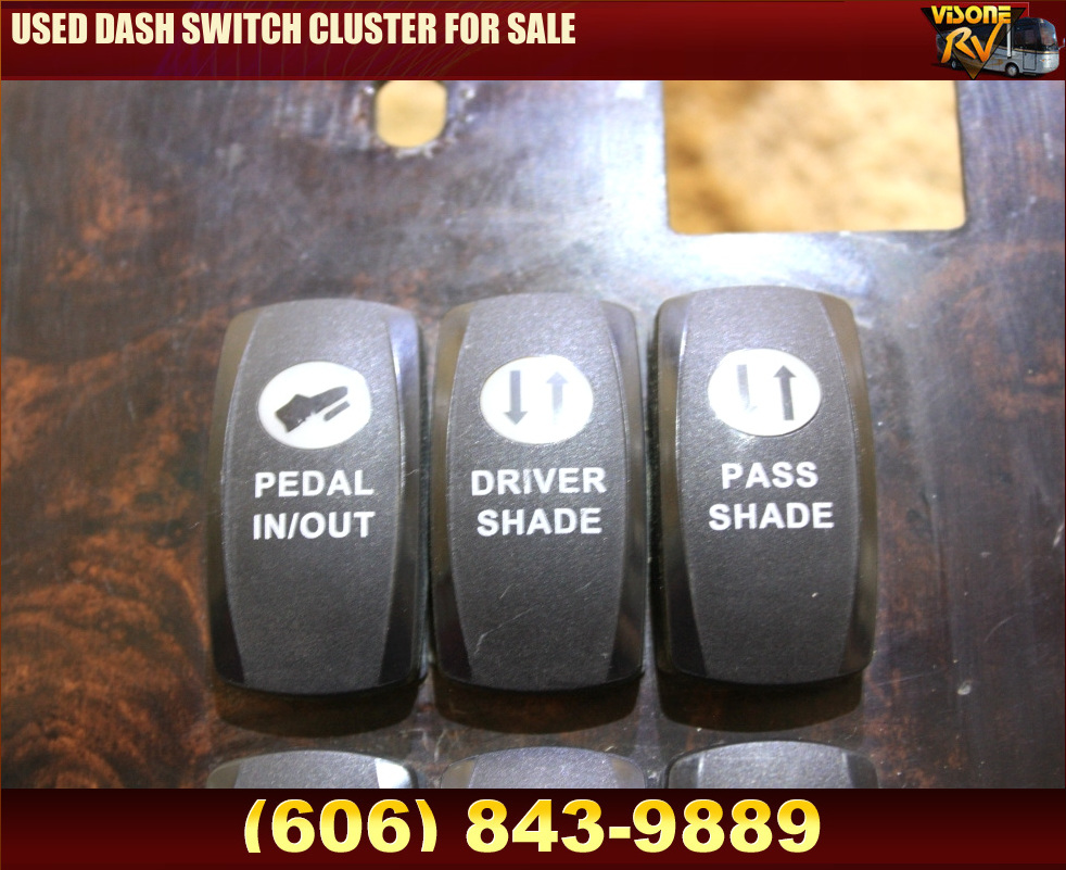 RV Components USED DASH SWITCH CLUSTER FOR SALE Switches RV/MOTORHOME
