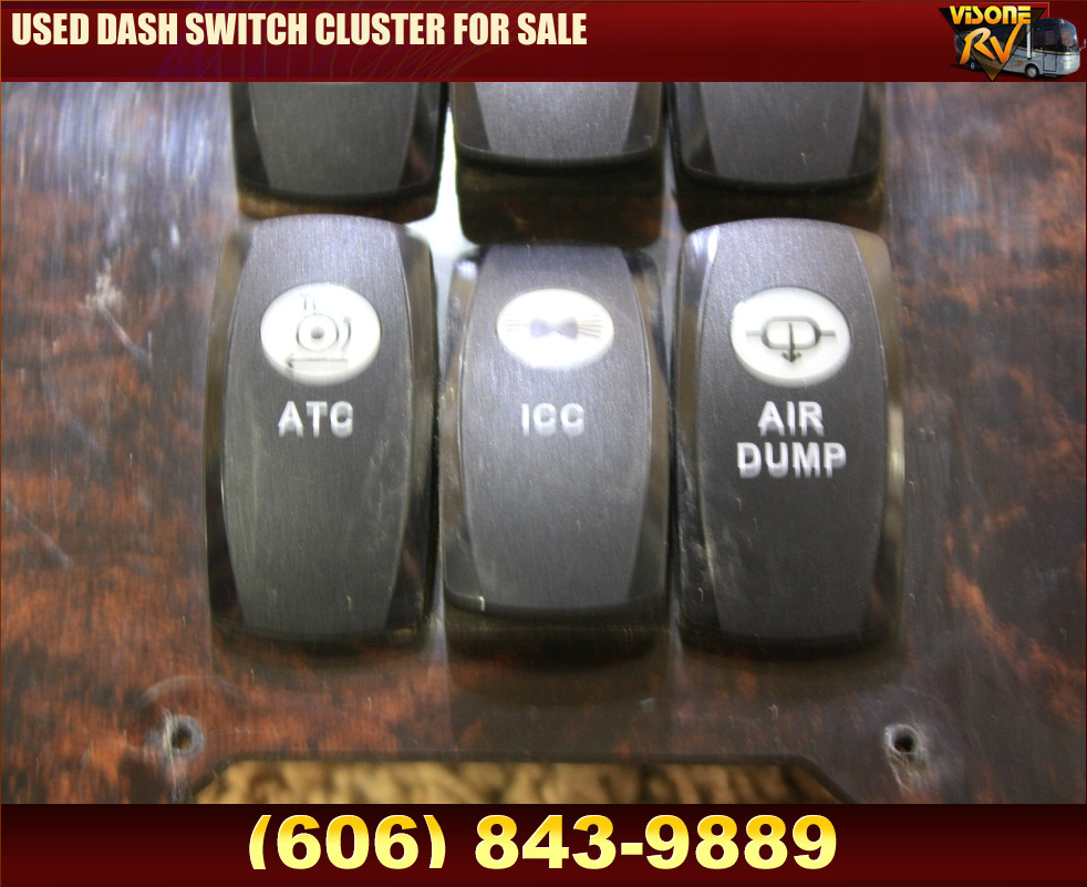 RV Components USED DASH SWITCH CLUSTER FOR SALE Switches RV/MOTORHOME