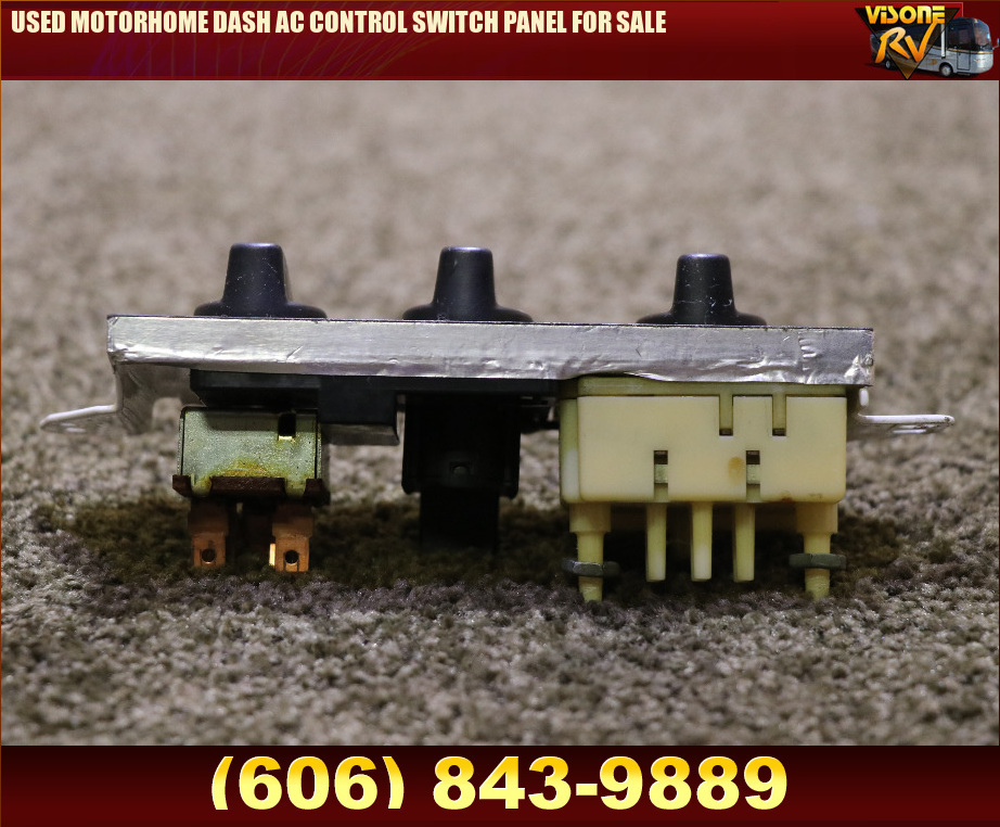 RV Components USED MOTORHOME DASH AC CONTROL SWITCH PANEL FOR SALE