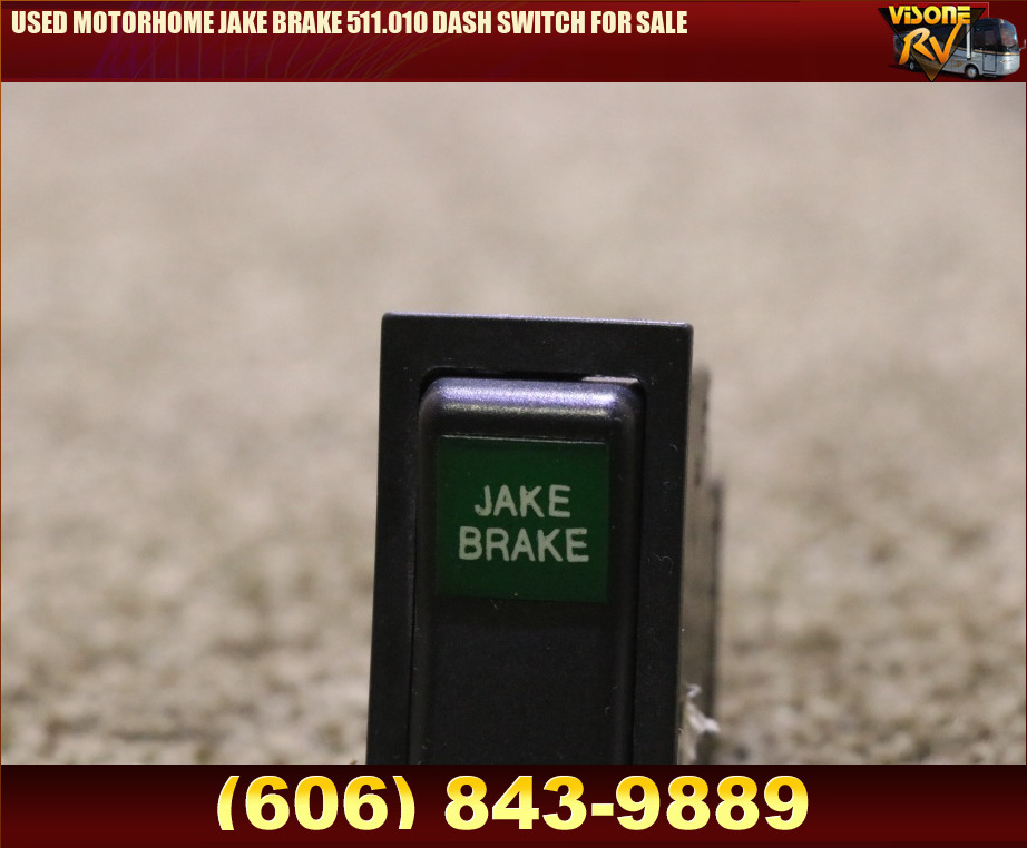 RV Components USED MOTORHOME JAKE BRAKE 511.010 DASH SWITCH FOR SALE