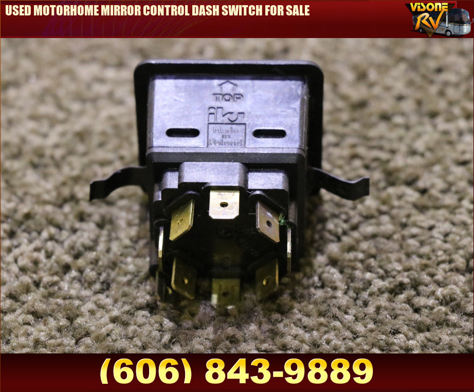 RV Components USED MOTORHOME MIRROR CONTROL DASH SWITCH FOR SALE