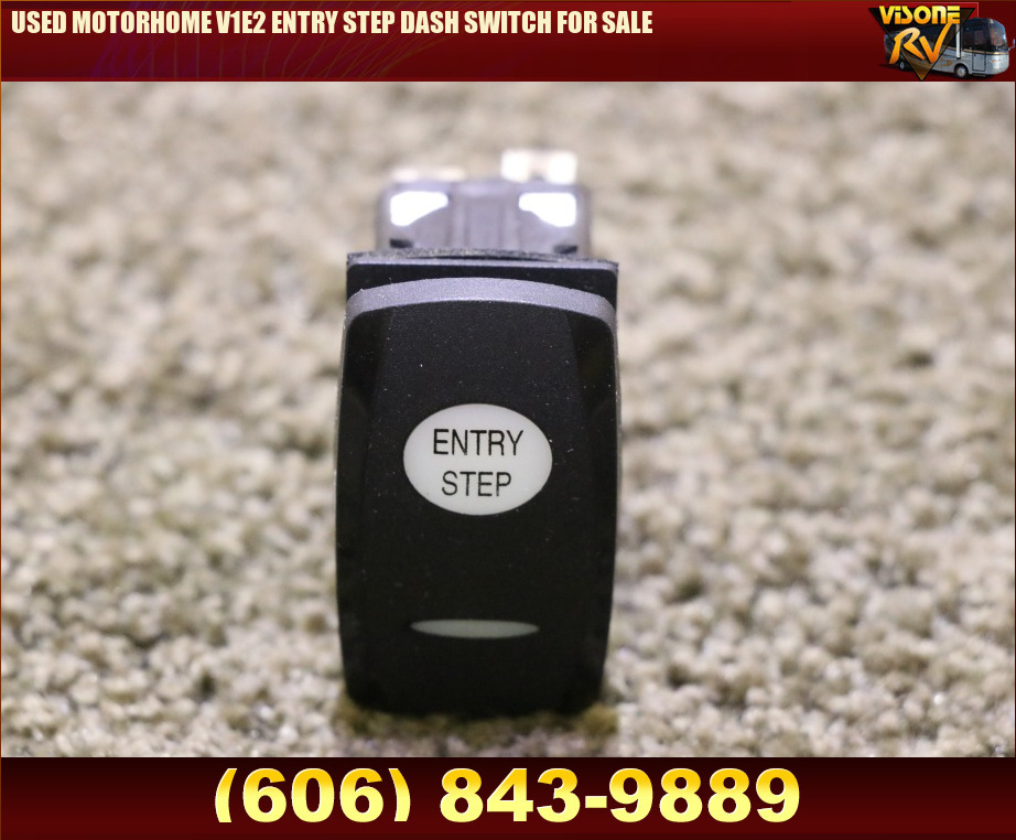 RV Components USED MOTORHOME V1E2 ENTRY STEP DASH SWITCH FOR SALE