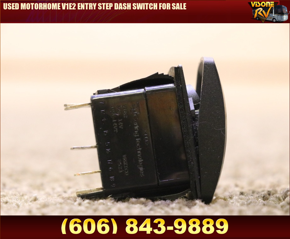 RV Components USED MOTORHOME V1E2 ENTRY STEP DASH SWITCH FOR SALE