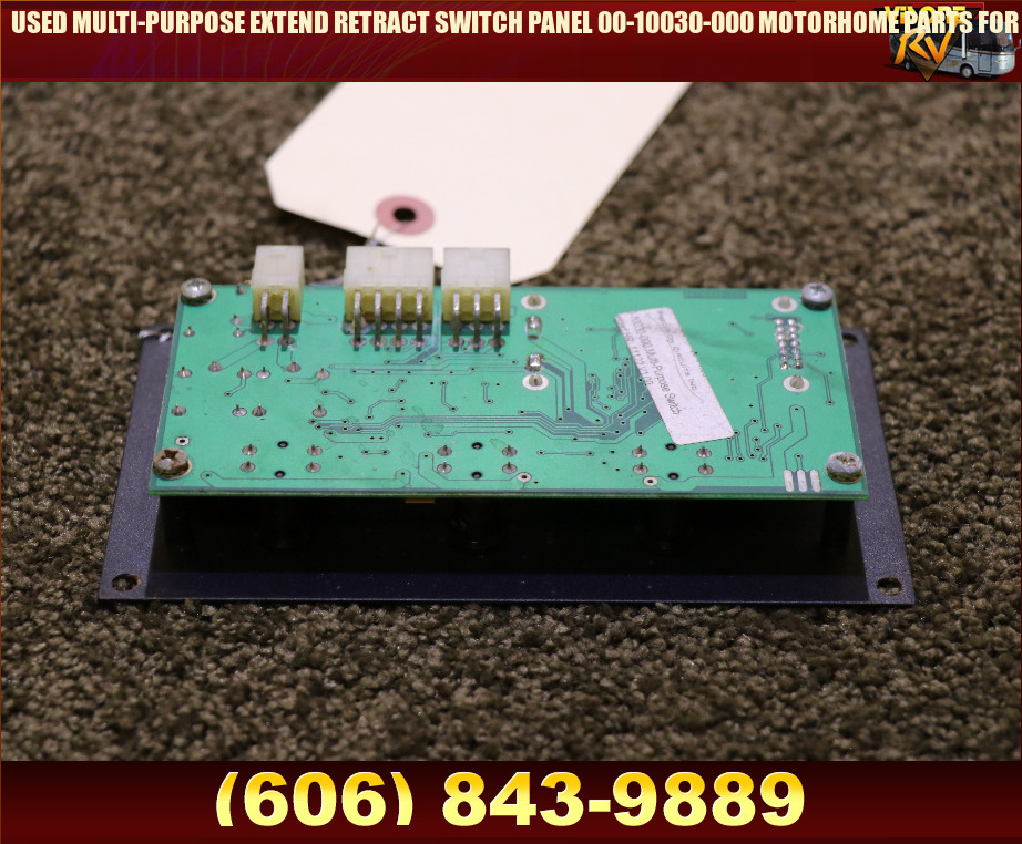RV Components USED MULTIPURPOSE EXTEND RETRACT SWITCH PANEL 0010030