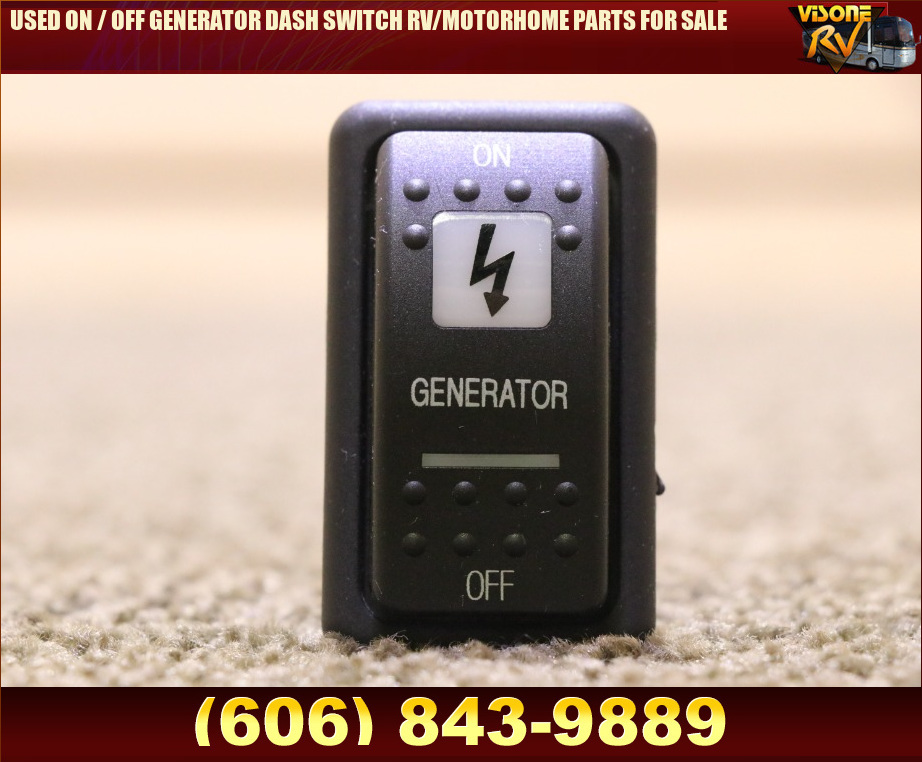RV Components USED ON / OFF GENERATOR DASH SWITCH RV/MOTORHOME PARTS ...