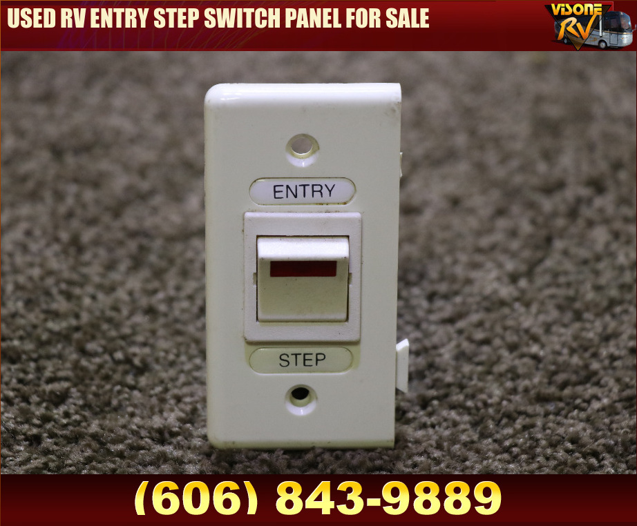 RV Components USED RV ENTRY STEP SWITCH PANEL FOR SALE Switches ENTRY