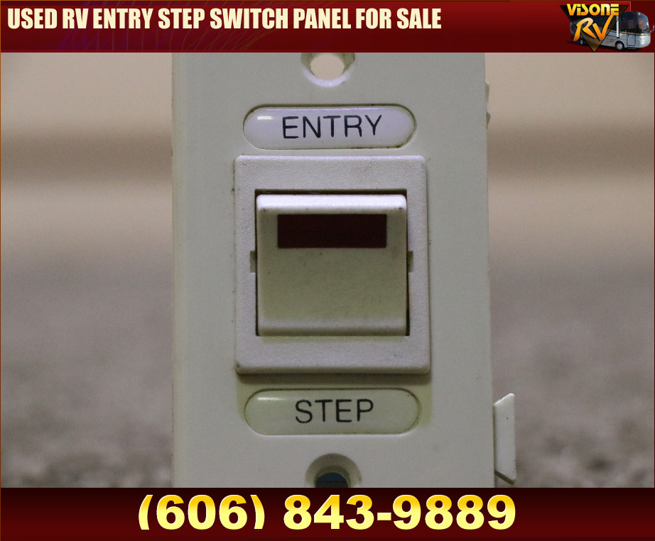 RV Components USED RV ENTRY STEP SWITCH PANEL FOR SALE Switches ENTRY