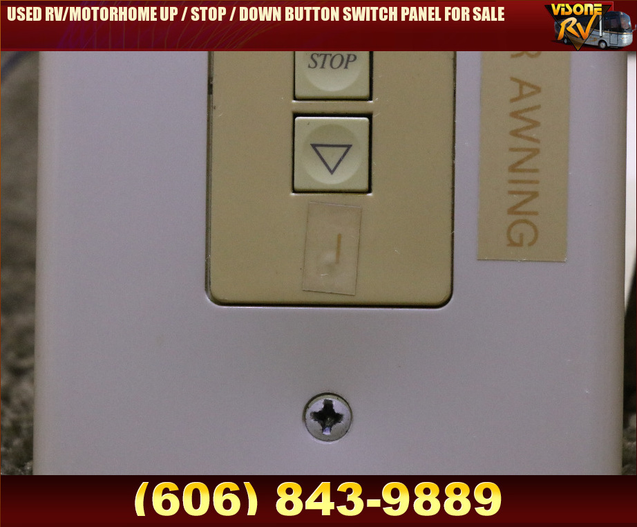 RV Components USED RV/MOTORHOME UP / STOP / DOWN BUTTON SWITCH PANEL ...