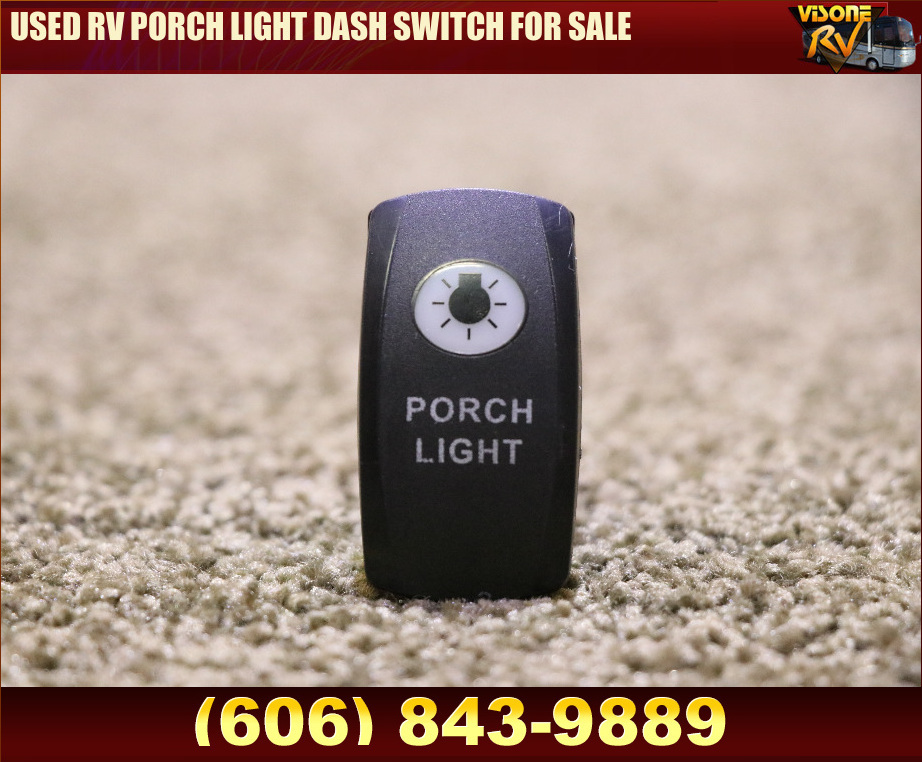 RV Components USED RV PORCH LIGHT DASH SWITCH FOR SALE Switches LIGHT