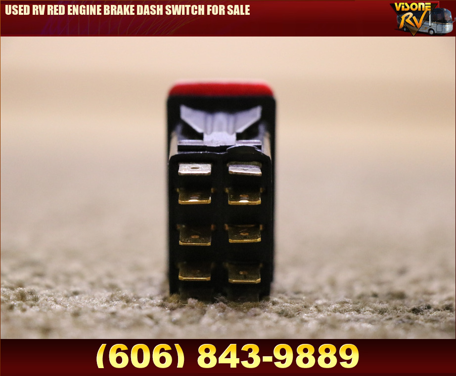 RV Components USED RV RED ENGINE BRAKE DASH SWITCH FOR SALE Switches