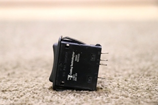 USED RV L18D1 BLACK ROCKER DASH SWITCH FOR SALE