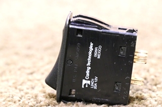 USED MOTORHOME BLACK ROCKER L24D1 DASH SWITCH FOR SALE