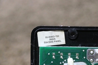 USED INTELLITEC 00-00903-150 50 AMP SMART EMS DISPLAY PANEL MOTORHOME PARTS FOR SALE