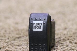 USED PEDALS IN / OUT DASH SWITCH VLD1 RV/MOTORHOME PARTS FOR SALE