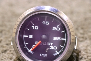 USED BOOST PSI 946072 DASH GAUGE MOTORHOME PARTS FOR SALE