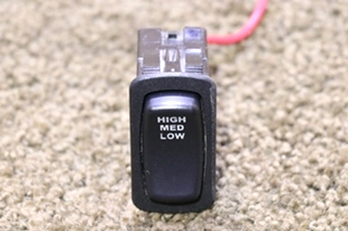 USED HIGH / MED / LOW DASH SWITCH L58D1 RV/MOTORHOME PARTS FOR SALE