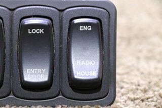 USED MOTORHOME 4 SWITCH DASH PANEL FOR SALE