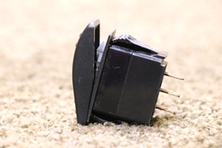 USED BLACK ROCKER SWITCH V6D1 RV/MOTORHOME PARTS FOR SALE