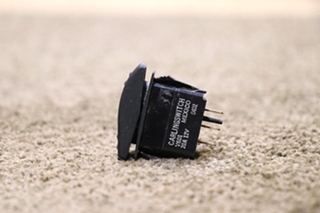 USED RV V6D1 BLACK ROCKER SWITCH FOR SALE