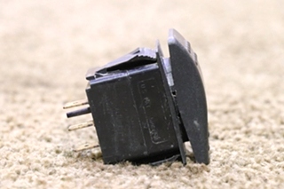 USED RV V6D1 BLACK ROCKER SWITCH FOR SALE
