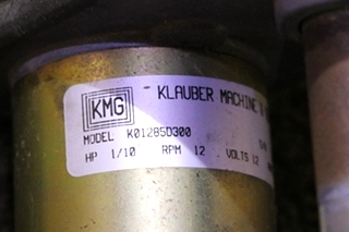 USED RV K01285D300 KLAUBER SLIDE OUT MOTOR FOR SALE